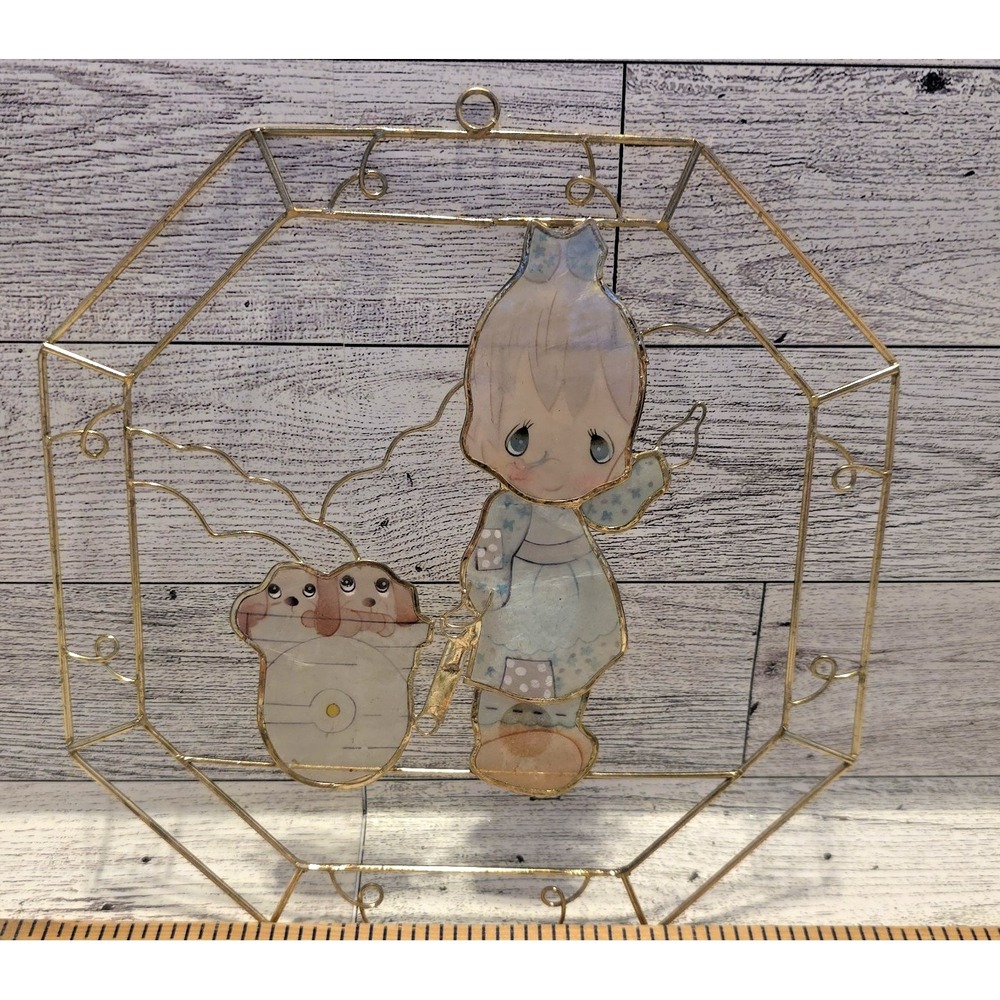 Precious Moments Enesco Capiz Shell Decor Sun Catcher Vintage